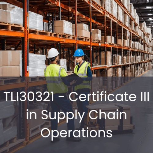 Certificate III in Supply Chain Operations