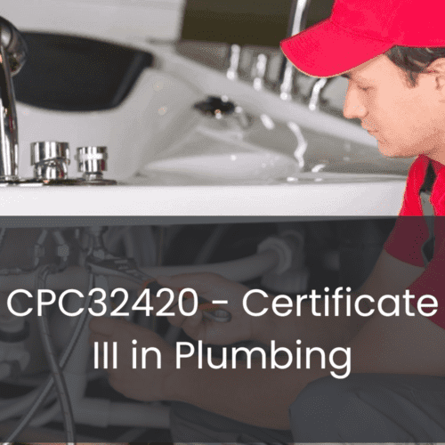 CPC32420 - Certificate III in Plumbing