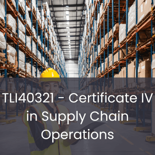 Certificate IV in Supply Chain Operations