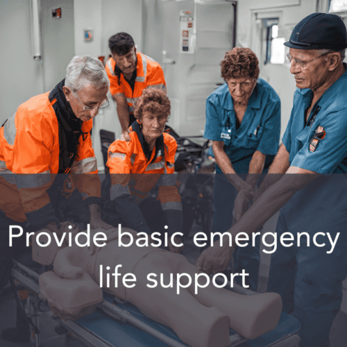 Provide basic emergency life support