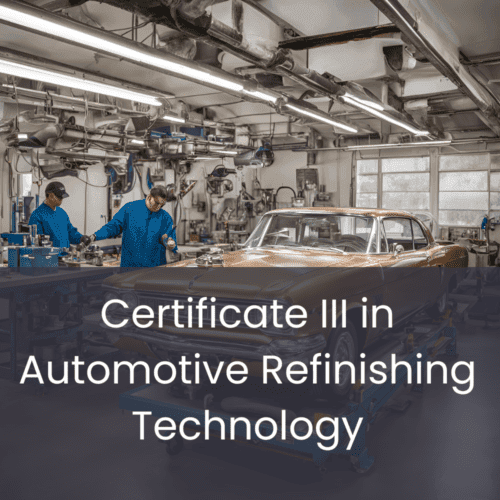 Certificate III in Automotive Refinishing Technology