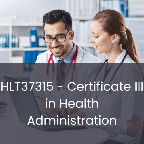 Certificate III in Health Services Assistance