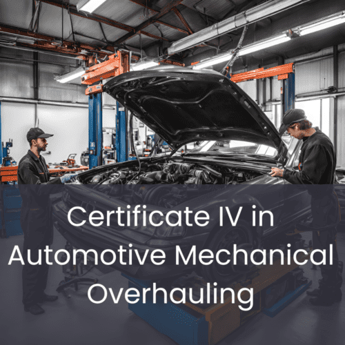 Certificate IV in Automotive Mechanical Overhauling